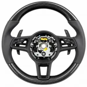 Кермо (Карбон + чорний) для Porsche Boxster/Cayman 981 2013–2016