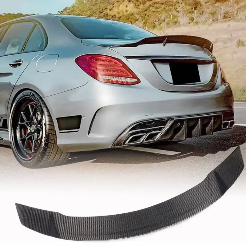 Спойлер V1 (для SD 2015-2019, Карбон) для Mercedes-Benz C-class W205 2014–2021