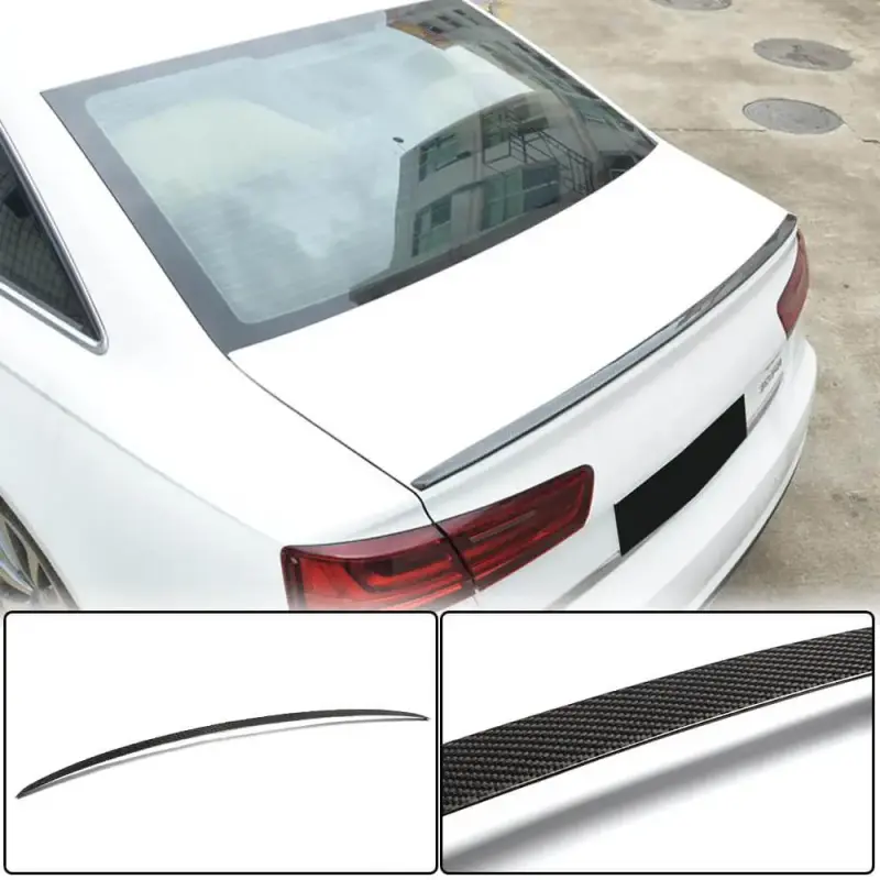 Спойлер Lip V3 (Карбон) для Audi A6 C7 2011–2018