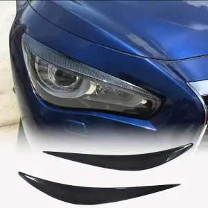 Вії на фари (для Q50 2014-2017, Карбон) для Infiniti Q50/Q60 2013–2024