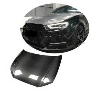 Капот V2 (для Sedan 2012-2016, Карбон) для Audi A3 2012–2020