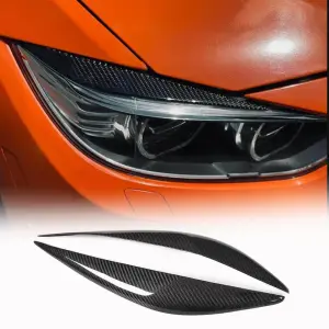 Вії на фари V1 (для F30, Карбон) для BMW 3 серія F30/F31 2012–2019