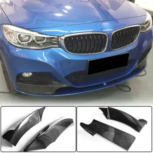 Накладки на передній бампер Flap (для M-Sport, Карбон) для BMW 3 серія F34 2013–2020
