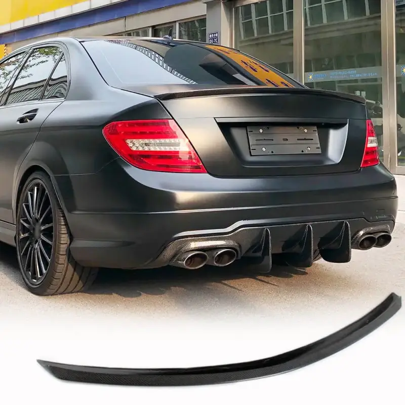 Спойлер SD V1 (Карбон) для Mercedes-Benz C-class W204 2007–2015