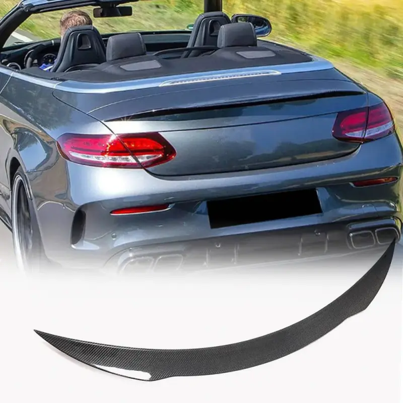 Спойлер (кабріолет, Карбон) для Mercedes-Benz C-class W205 2014–2021