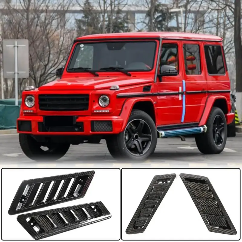 Накладки на передні крила (Cухий карбон) для Mercedes-Benz G class W463 1990–2018