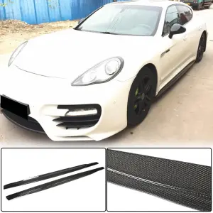Бокові пороги V1 (2009-2013, Карбон) для Porsche Panamera 2009–2016