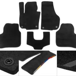 Килимки текстильні Premium (чорні) для BMW 3 серія E92/E93 2006–2013