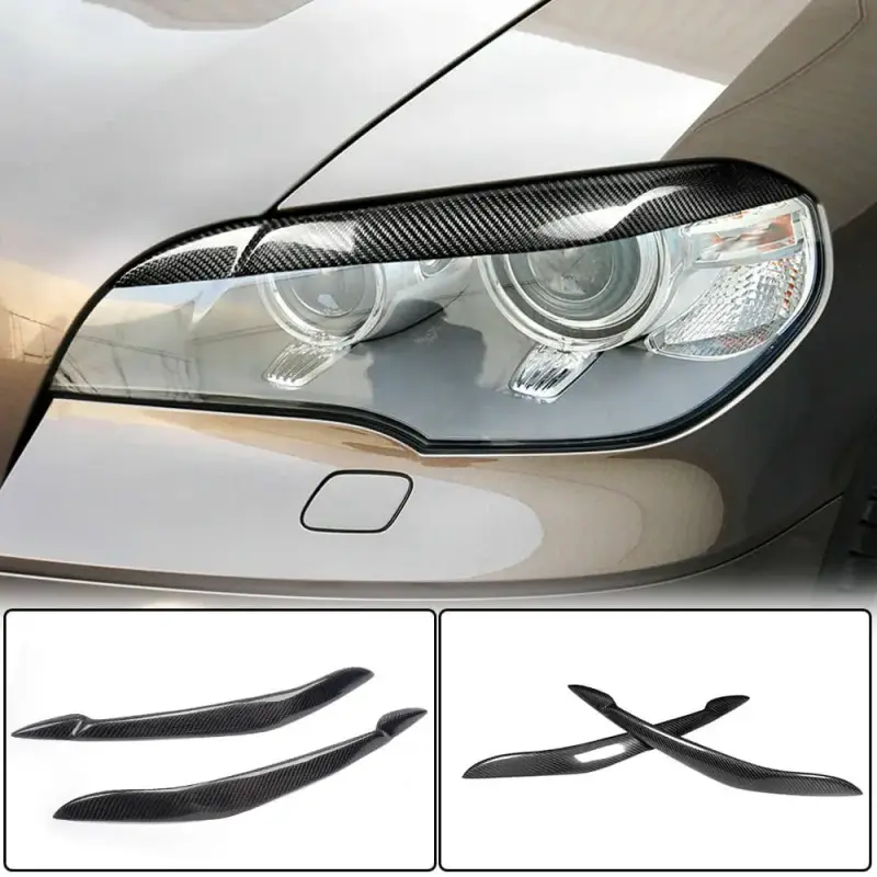 Вії на фари (Карбон) для BMW X5 E70 2007–2013