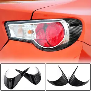 Накладки на задні ліхтарі (Карбон) для Subaru BRZ 2012–2021