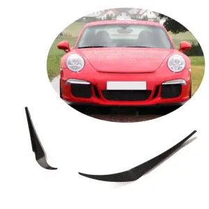 Накладки на передній бампер V1 (для GT3 (RS) 2014-2015, Карбон) для Porsche 911 (991) 2011–2019