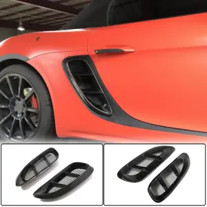 Накладки на передні крила (Карбон) для Porsche Boxster/Cayman 982 (718) 2016–