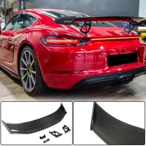 Спойлер (для GT4 Coupe, Карбон) для Porsche Boxster/Cayman 982 (718) 2016–