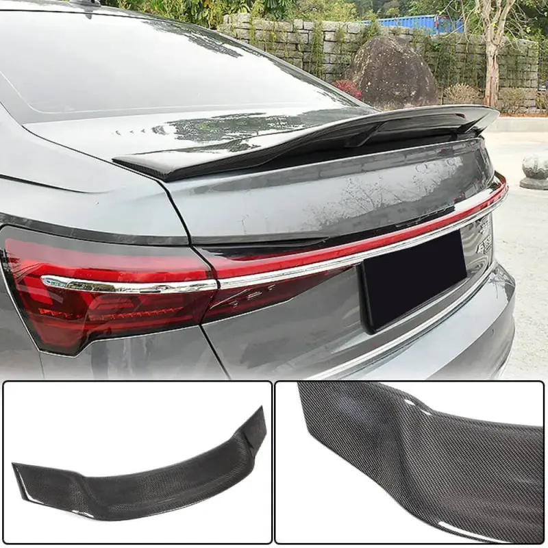 Спойлер V1 (для Sedan, Карбон) для Audi A6 C8 2018–2025