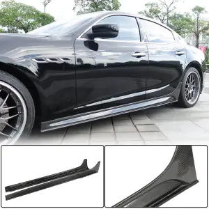 Бокові пороги V3 (для Base/S/S Q4/Diesel/250 Diesel, Карбон) для Maserati Ghibli 2013–2023