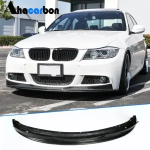 Накладка на передній бампер Lip (для E90 M-Sport 2008-2011, Карбон) для BMW 3 серія E90/E91 2005–2011