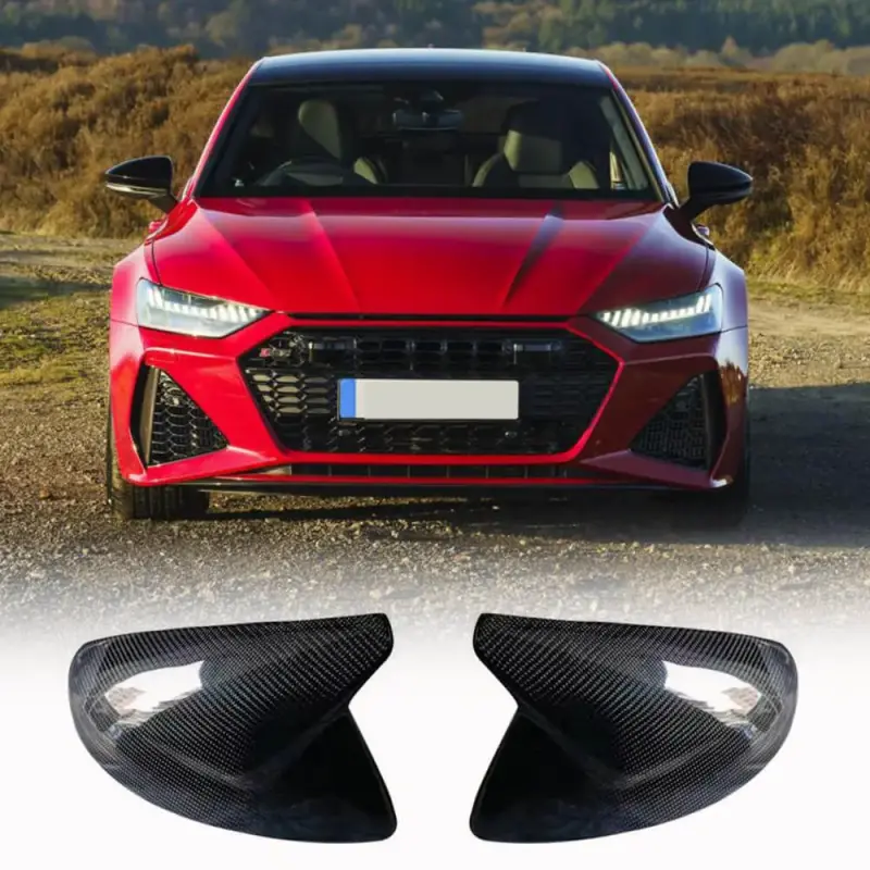 Кришки дзеркал V2 (Карбон) для Audi A6 C8 2018–2025