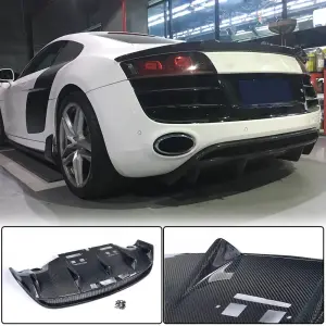 Дифузор заднього бампера (Карбон) для Audi R8 2006–2015