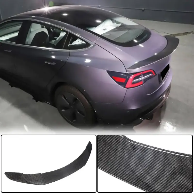 Спойлер V1 (2017-2023, Карбон) для Tesla Model 3 2017–