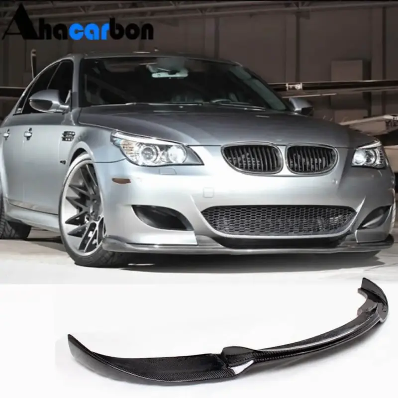 Накладка на передній бампер Lip (для M5, Карбон) для BMW 5 серія E60/E61 2003–2010