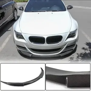 Накладка на передній бампер Lip (для M6, Карбон) для BMW 6 серія E63/E64 2003–2010