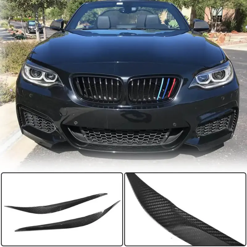 Вії на фари (Карбон) для BMW 2 серія F22/F23 2014–2021