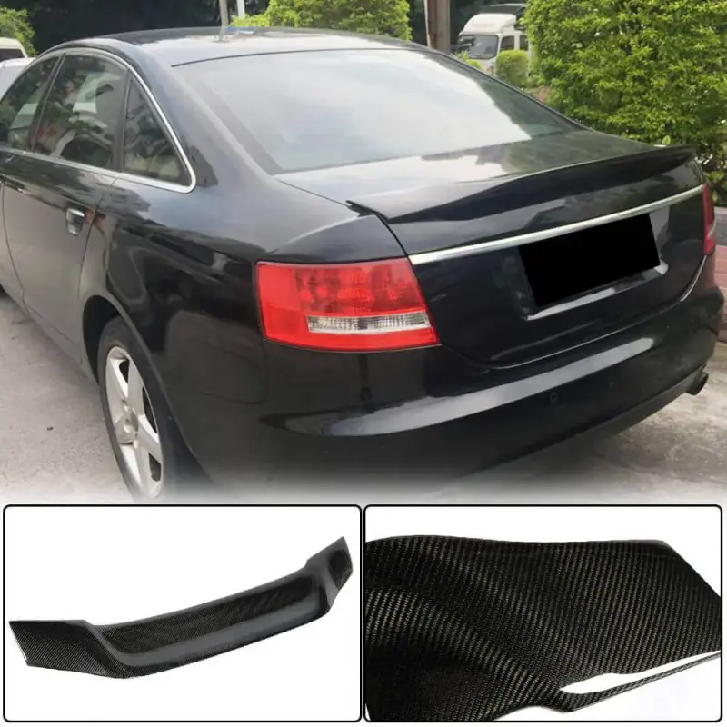 Спойлер V1 (Карбон) для Audi A6 C6 2004–2011