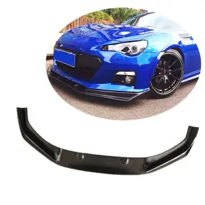 Накладка на передній бампер Lip (2013-2016, Карбон) для Subaru BRZ 2012–2021