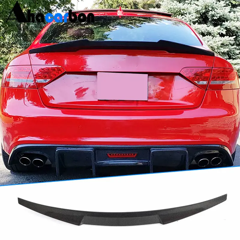 Спойлер V2 (для Coupe, Карбон) для Audi A5 2007–2015