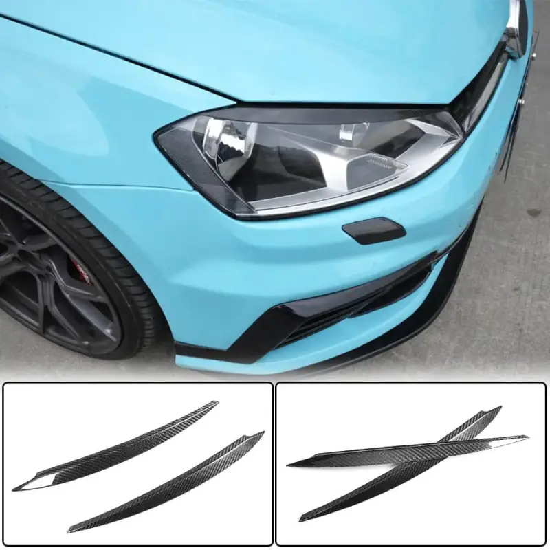 Вії на фари (Карбон) для Volkswagen Golf 7/E-Golf 2012–2020