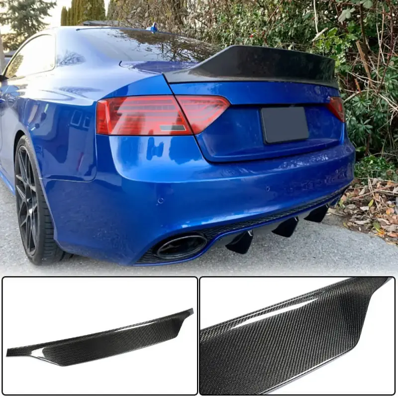 Спойлер V3 (для Coupe, Карбон) для Audi A5 2007–2015
