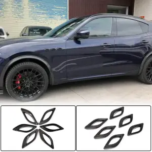 Накладки на передні крила (2013-2017, Карбон) для Maserati Quattroporte 2013–2023