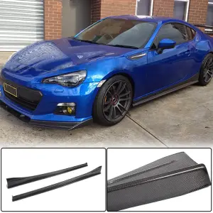 Бокові пороги V2 (Карбон) для Subaru BRZ 2012–2021