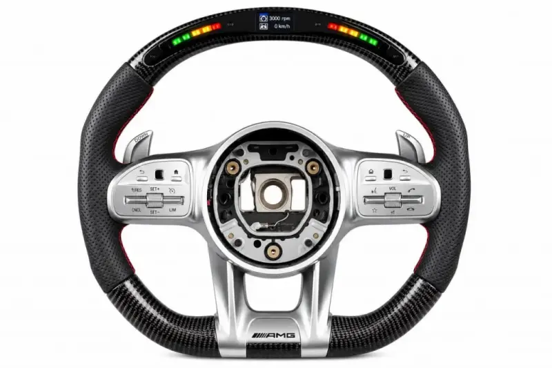 Кермо AMG 2018-Style (Карбон, LED, 4pin) для Mercedes-Benz E-class coupe C238 2016–2024