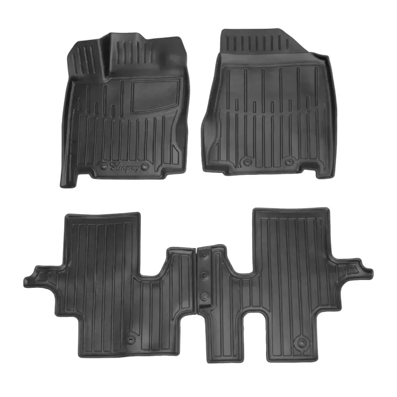 Килимки Stingray 3D (7 місць, 4 шт) для Infiniti QX60 2016–2021