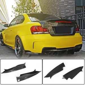 Накладки на задній бампер Flap (для E82 1M, Карбон) для BMW 1 серія E81/E82/E87/E88 2004–2011