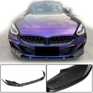Накладка на передній бампер Lip V5 (для M-Sport, Карбон) для BMW Z4 (G29) 2018–