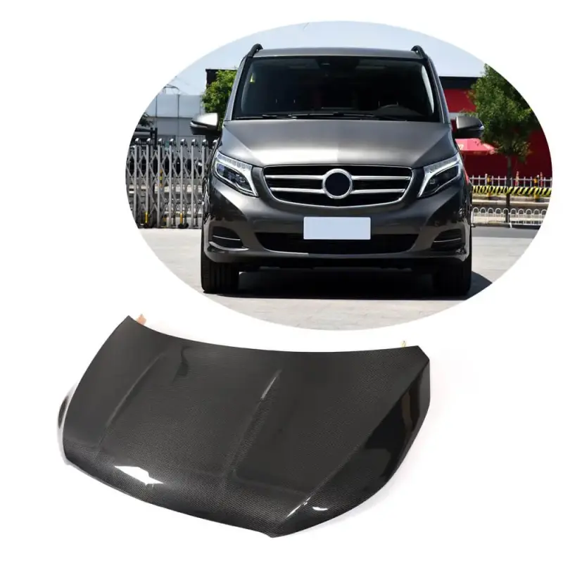 Капот V1 (2014-2019, Карбон) для Mercedes-Benz Vito/V-class W447 2014–