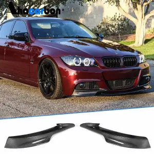 Накладки на передній бампер Flap (для E90 2008-2011 M-Sport, Карбон) для BMW 3 серія E90/E91 2005–2011