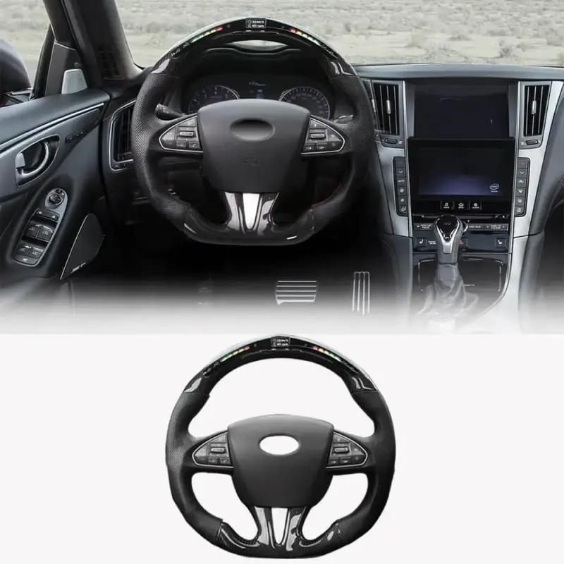 Анатомічне кермо (для 2014-2017, Карбон) для Infiniti Q50/Q60 2013–2024