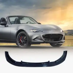 Накладка на передній бампер Lip V1 (2022+, Карбон) для Mazda MX-5 2014–