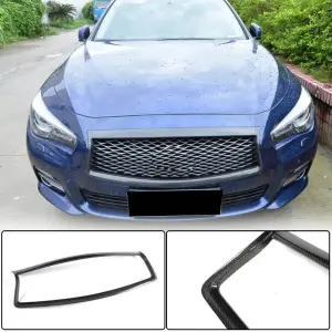 Обведення решітки радіатора (для Q50 Base/Sport 2014-2017, Карбон) для Infiniti Q50/Q60 2013–2024