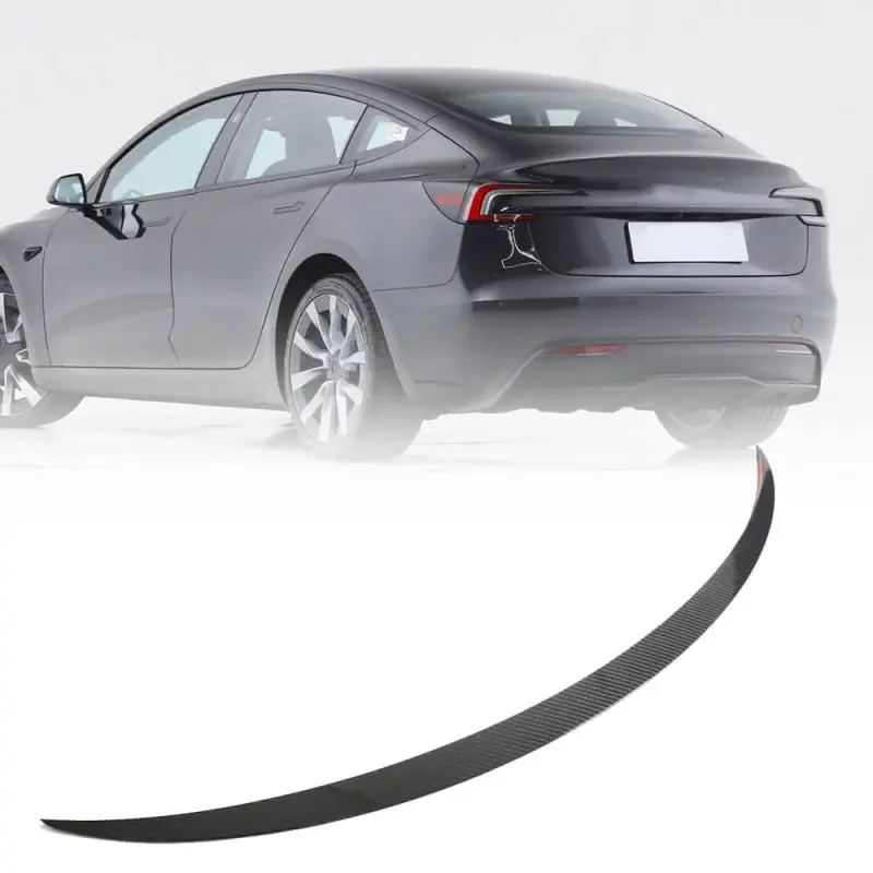 Спойлер V2 (2023+, Карбон) для Tesla Model 3 2017–