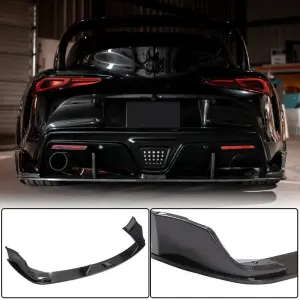 Дифузор заднього бампера V2 (Карбон) для Toyota Supra 2019–