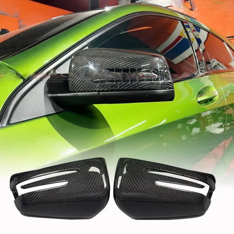 Накладки на дзеркала (Карбон) для Mercedes-Benz A-class W176 2012–2018