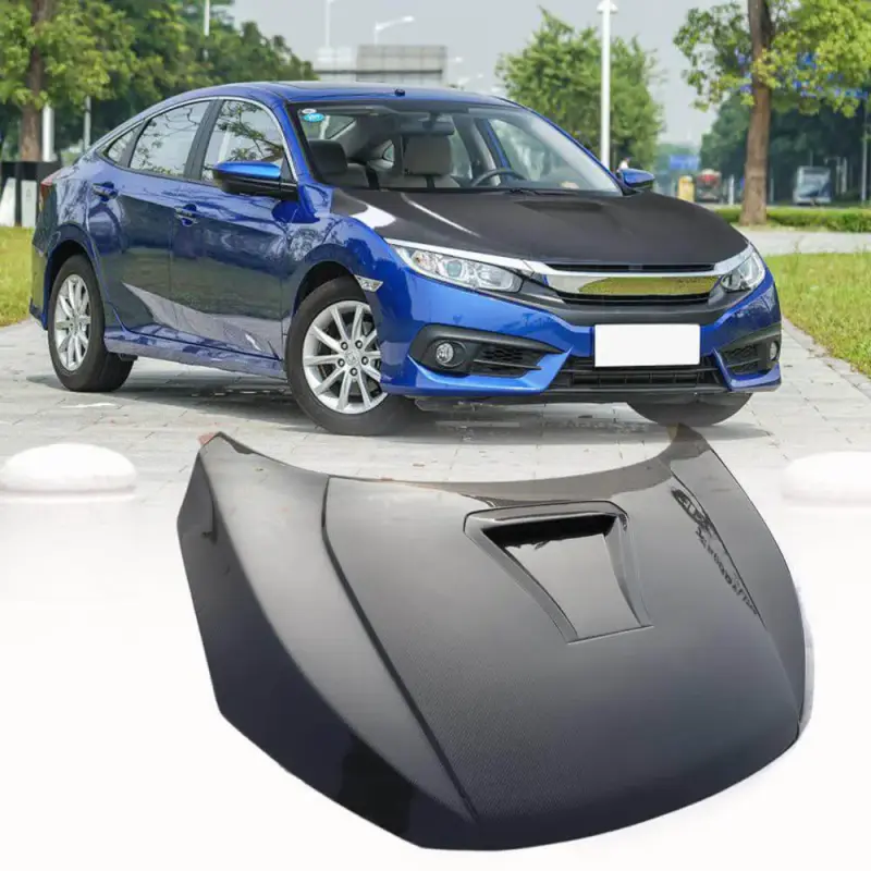 Капот (Карбон) для Honda Civic Sedan X 2016–2021