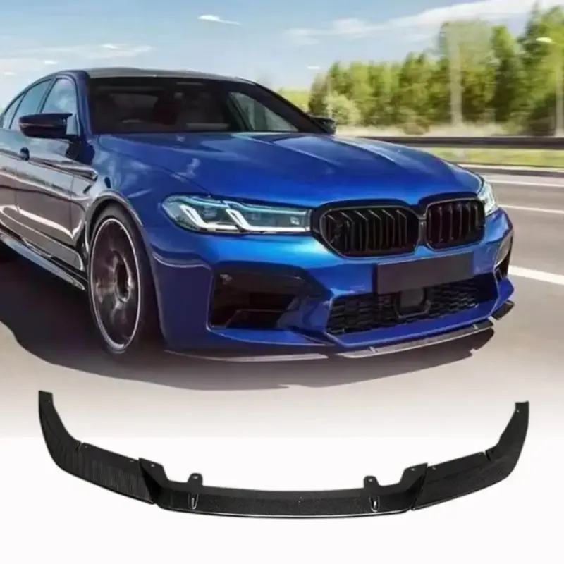 Накладка на передній бампер Lip V4 (для M5 F90 2020-2024, Карбон) для BMW 5 серія G30/G31 2017–2023