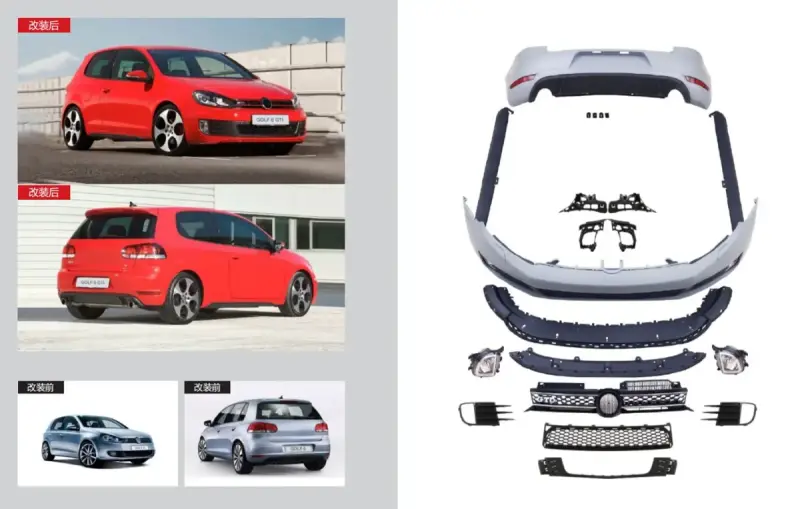Комплект обвісів GTI для Volkswagen Golf 6 2008–2014