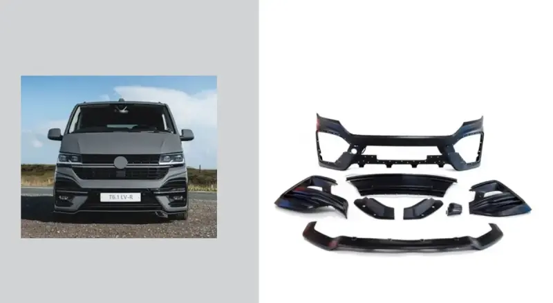 Передній бампер R (для 2019+) для Volkswagen T6 2015–2024