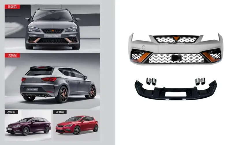 Комплект обвісів Cupra R (Для 2017+) для Seat Leon 2013–2020